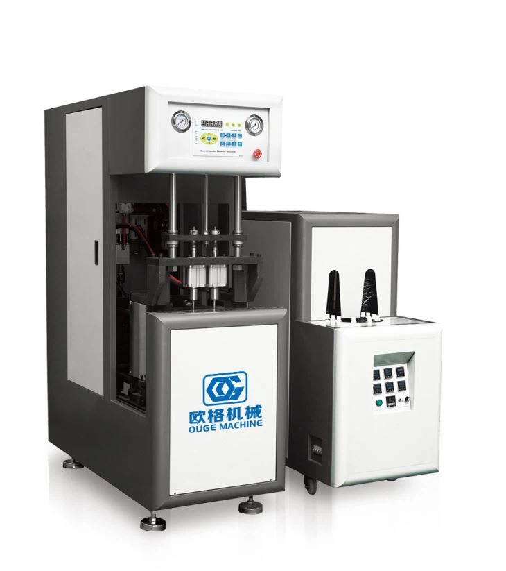 Pneumatic System Manual Semi-automatic Bottle Making Machine For Pure Water