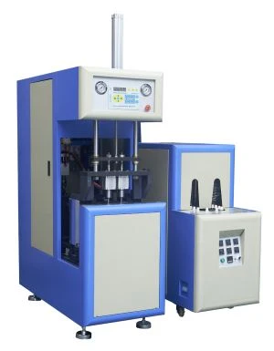 Semi Otomatis Botol Cairan Peregangan Botol Bertiup Blow Molding Botol Plastik Mesin Blow Molding